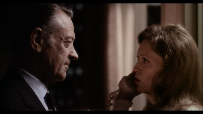 William Holden and Faye Dunaway in Network
